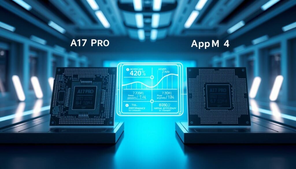 A17 Pro vs Apple M4 GPU comparison