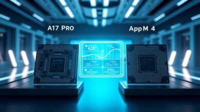 A17 Pro vs Apple M4 GPU comparison