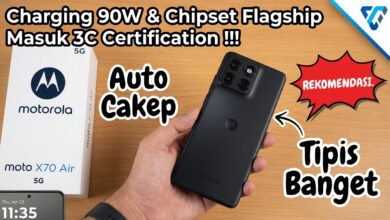 Bocoran Moto X70 Air Pro, Charging 90w Motorola