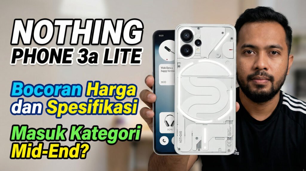 Bocoran Nothing Phone 3a Lite, Harga Nothing Phone Lite