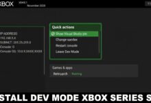 Developer Mode Xbox Series X