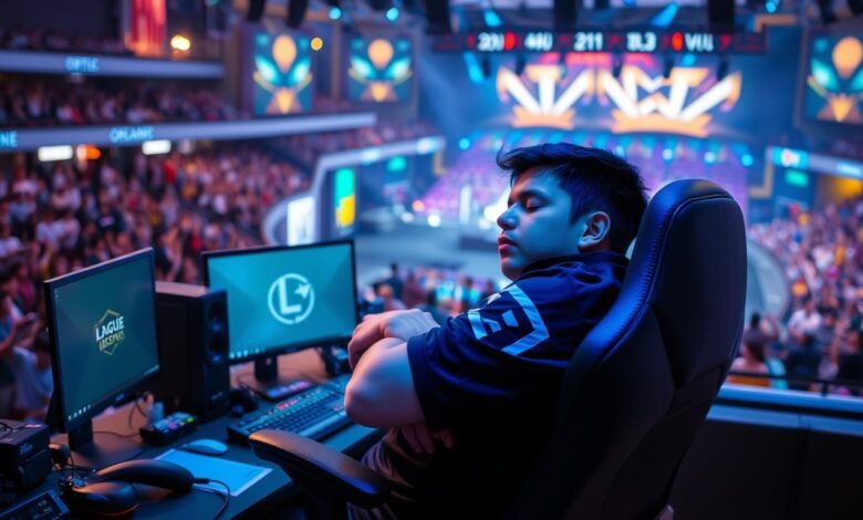 Faker ketiduran LOL Worlds 2017