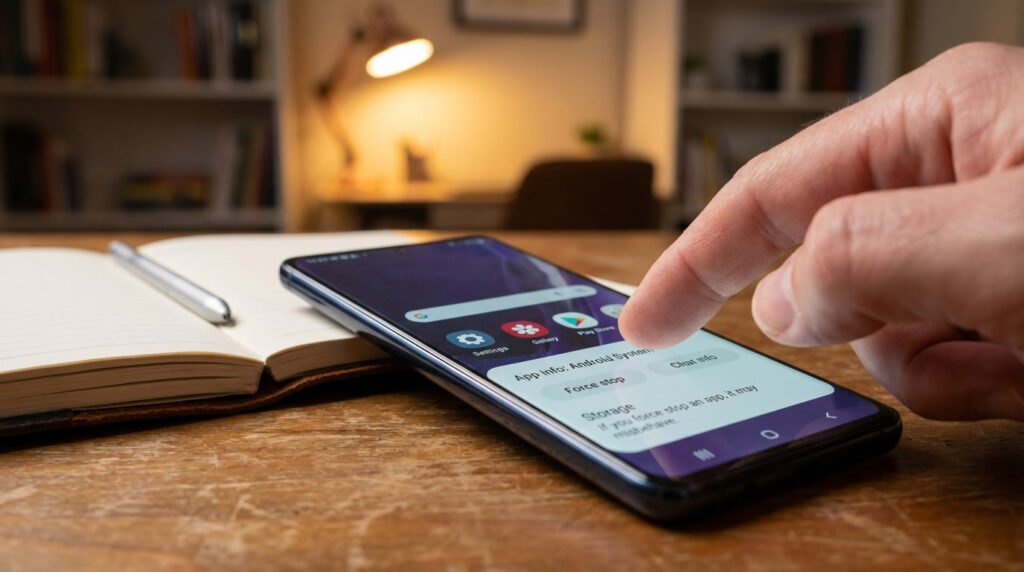 Force Stop Aplikasi System Bahaya