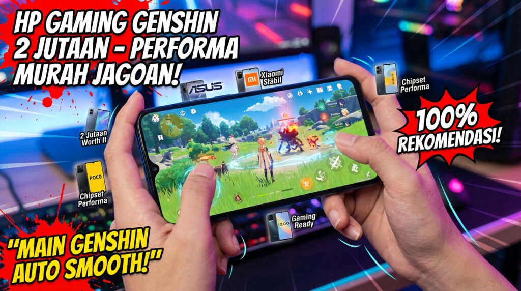 Hp Gaming Genshin 2 Jutaan, Performa Gaming Murah