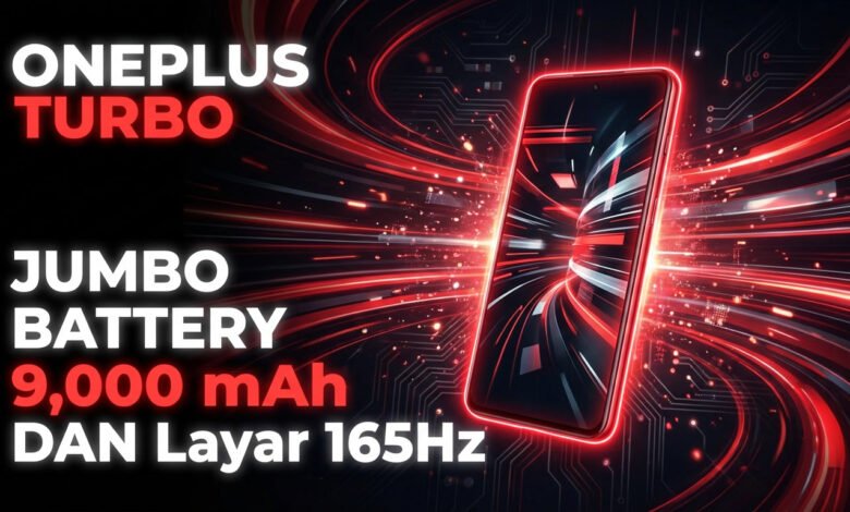 Oneplus Turbo 6 Baterai 9000 Mah, Layar 165hz Oneplus
