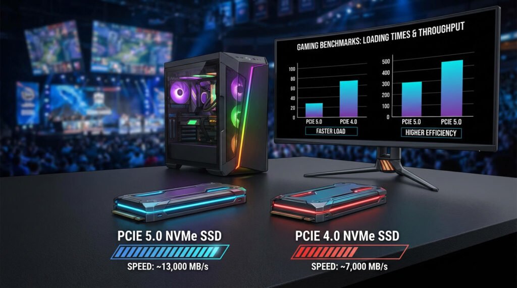 PCIe 5.0 vs 4.0 gaming benchmark