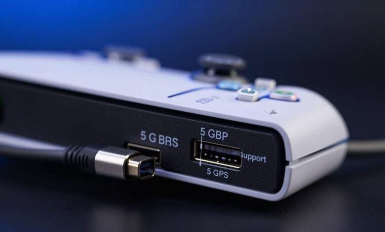 Port USB PS5 5Gbps