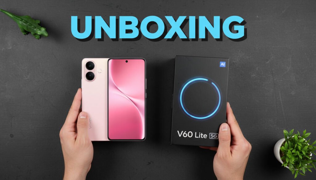 Unboxing vivo V60 Lite
