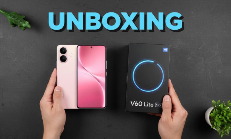 Unboxing vivo V60 Lite