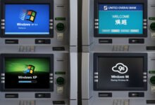 Windows XP SP3 ATM bank