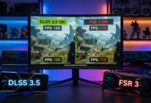 perbandingan frame generation DLSS FSR