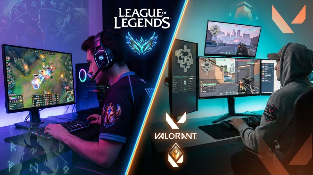 persentase rank tertinggi LoL Valorant