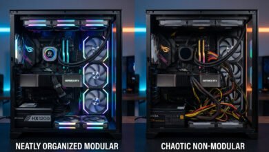 psu modular vs non modular pentingnya cable management pada pc gaming