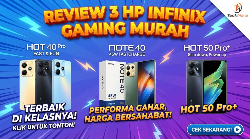 3 Infinix Gaming Murah dengan RAM 8GB