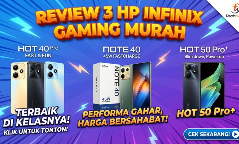 3 Infinix Gaming Murah dengan RAM 8GB