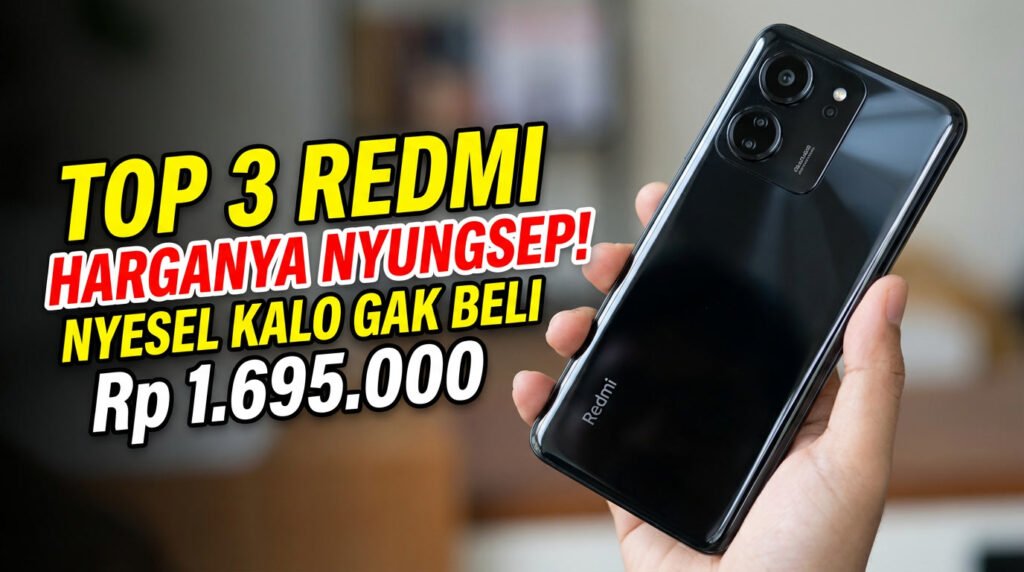 3 Redmi Gaming Murah Dibawah 2 Juta