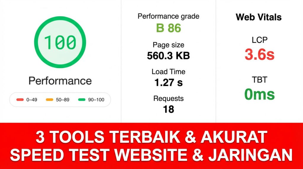 3 Tool Test Speed Website dan Jaringan