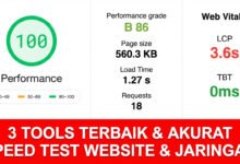3 Tool Test Speed Website dan Jaringan