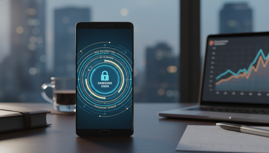 Gambar Samsung Galaxy Note 8 dengan fitur keamanan berlapis