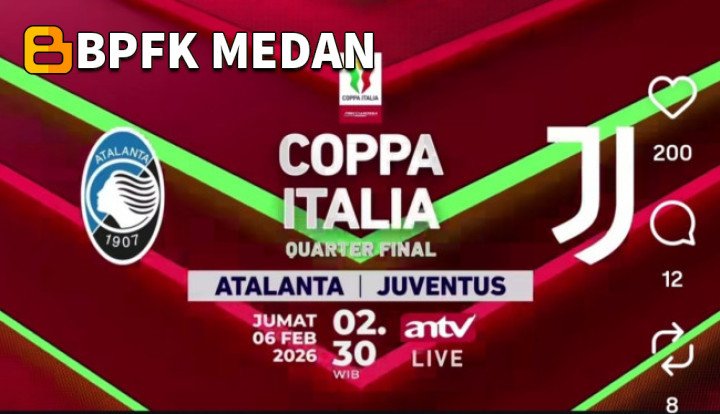 Live Streaming ANTV: Perempat Final Coppa Italia 2025/26 Atalanta vs Juventus